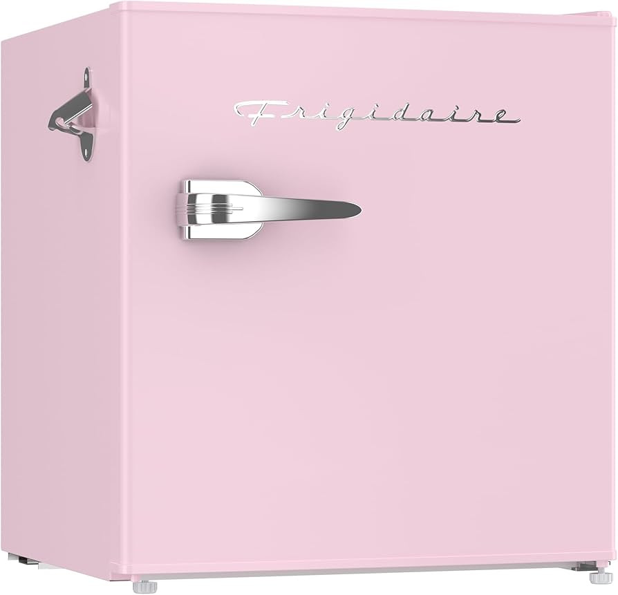 Frigidaire EFR176 1.6 cu. ft. Retro Bar Fridge with Side Bottle Opener (Pink) | Amazon (US)
