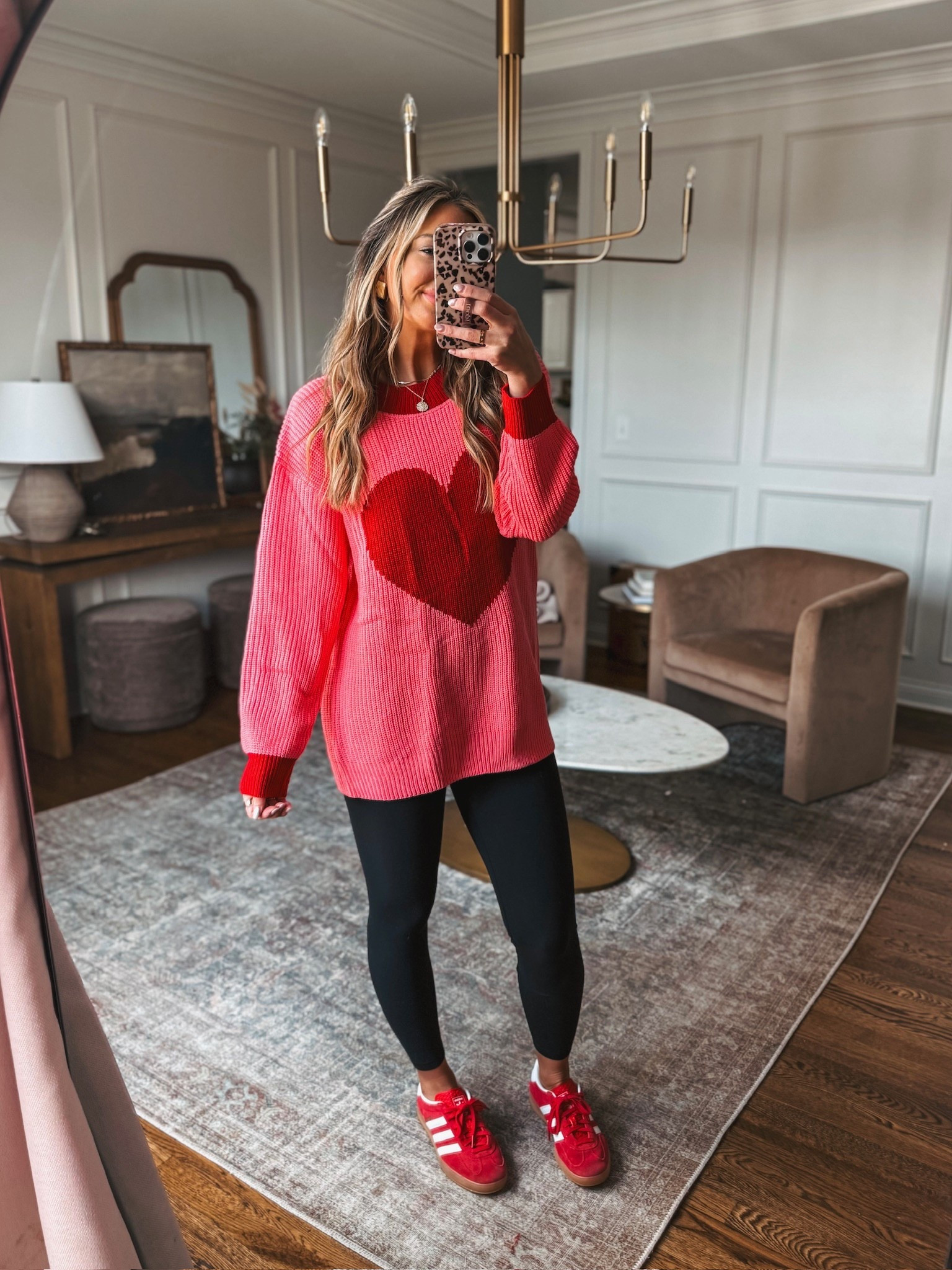 I love this oversized heart sweater with leggings for Valentine’s Day! 

#LTKmomlife #LTKTall #LTKootd