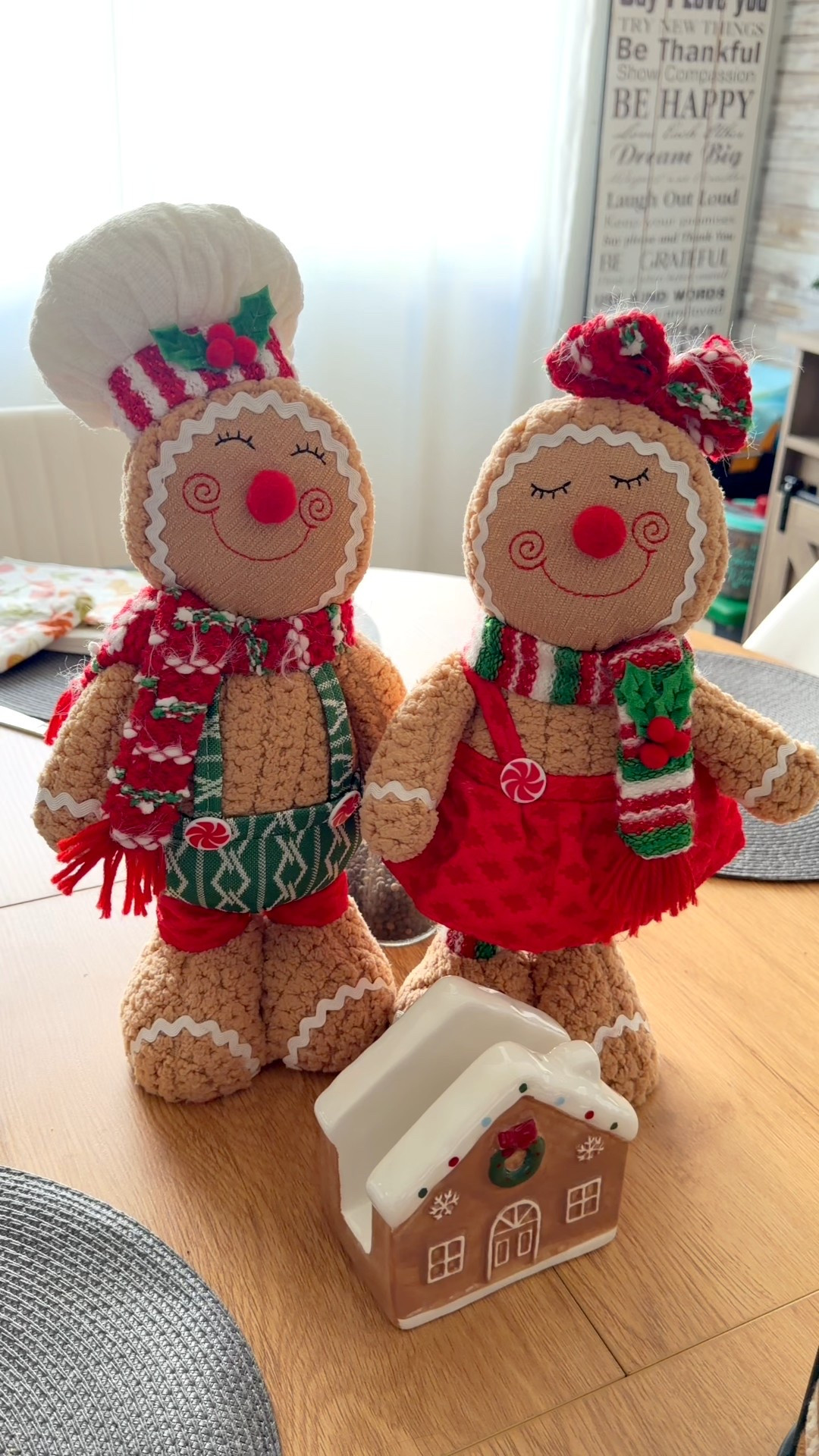 Got these cuties as a gift from my mom to go with my gingerbread decoration theme and we are in love with them. They stand on their own and are just super cute, festive and bring so much warmth to our home. 

#LTKHoliday #LTKSeasonal #LTKHome