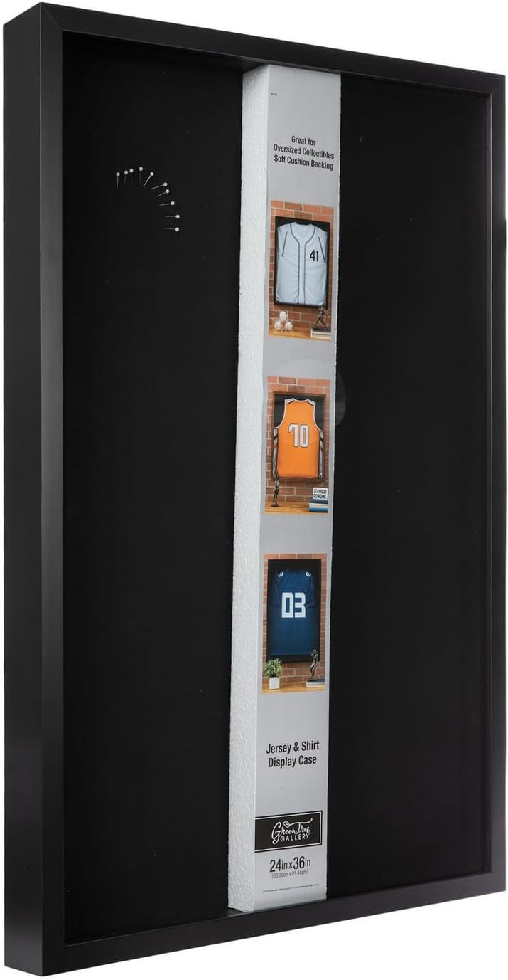 Jersey Black Shadow Box Display Case, 24 x 36 Inches | Amazon (US)