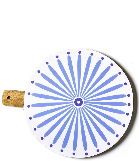 Coton Colors Iris Blue Burst Mango Wood Round Board | Dillard's | Dillard's