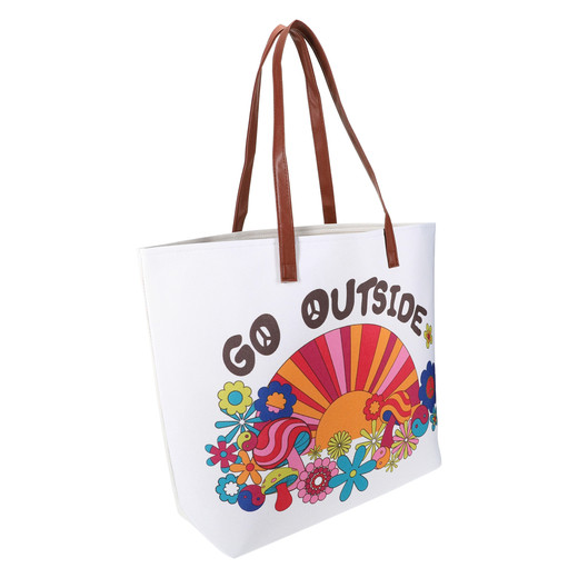 printed tote bag 20.75in x 15.5in | Five Below