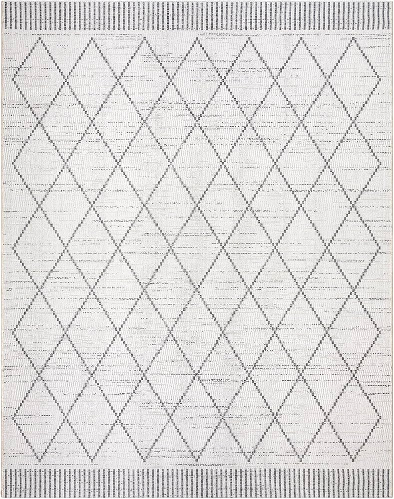 Gertmenian Indoor/Outdoor Flatweave Area Rug - 6x9 Medium, Stain & UV Resistant, Ideal for Deck, ... | Amazon (US)