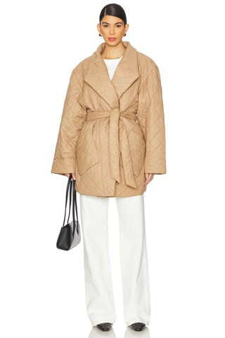 LAMARQUE Verica Jacket in Mocha from Revolve.com | Revolve Clothing (Global)