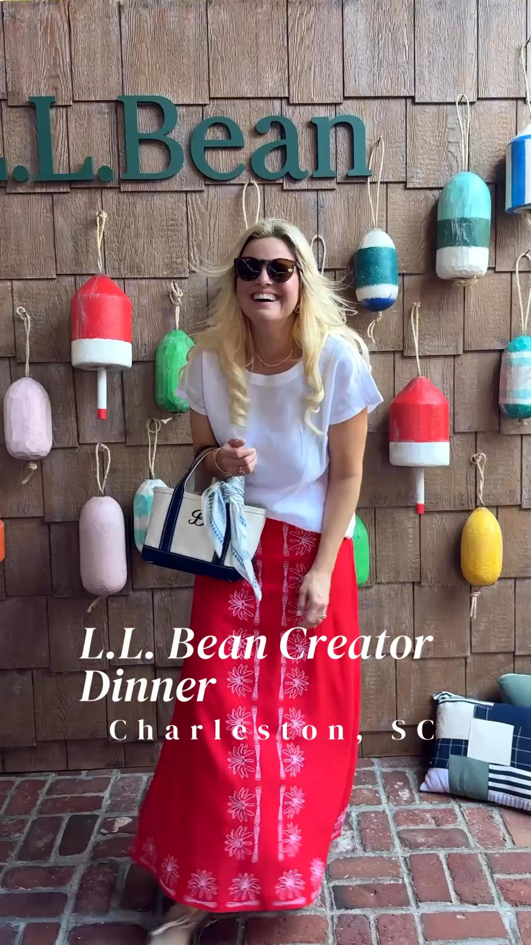 #ad What a special creator dinner with @llbean in Charleston! I was sooooo excited about this event, and it was just so much fun! Loved seeing how everyone styled the beautiful coastal pieces from the summer collection. And it was so fun picking out hand painted beach mules, and a new embroidered boat and tote.

#LTKdayinmylife #LTKgrwm #LTKootd