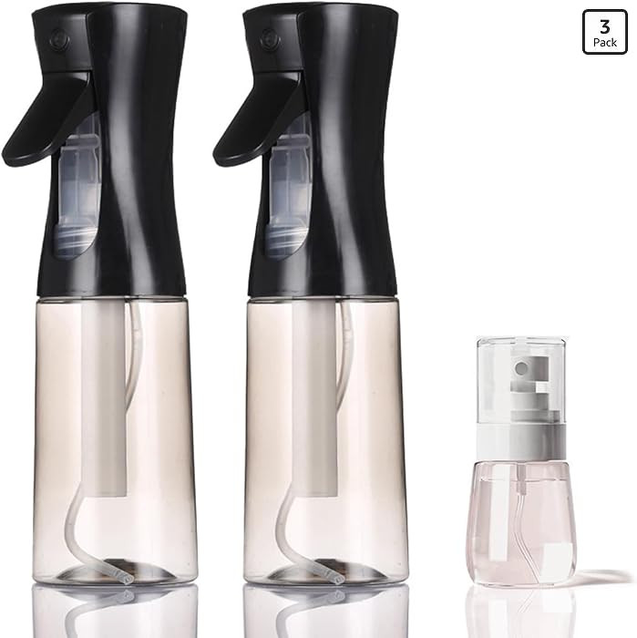 3 Pack Spray Bottles, 2-Pack Continuous Spray Bottles,Fine Water Mist Spray Bottles for Hair 6.8 ... | Amazon (US)