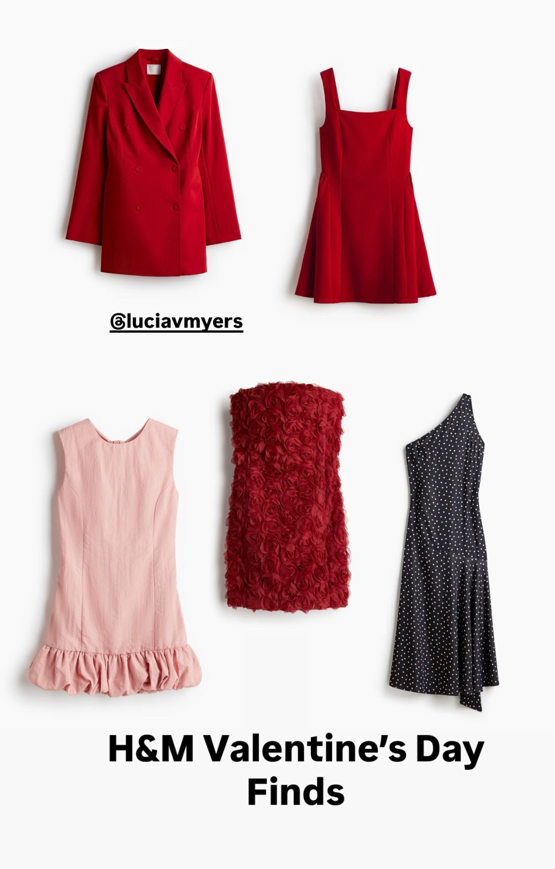 Beautiful dresses perfect for Valentine’s Day from H&M! Red dress, pink dress, black dress, blazer dress, different styles. I just ordered a few, these are perfect for a date night or girl’s night! Don’t forget about Galentine’s Day too ;)

#valentinesday #valentines #galentinesday #red #reddress #pinkdress #blackdress #pink #black #blazer #ltkstyletip #hm #shoes #amazonfind #trend #trending #dress #outfit

#LTKootd #LTKSeasonal #LTKFindsUnder100