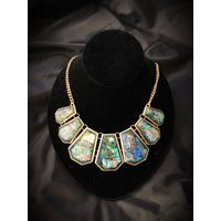 Costume Jewelry Necklace Beautiful Jade Green Vintage Statement Piece | Etsy (US)