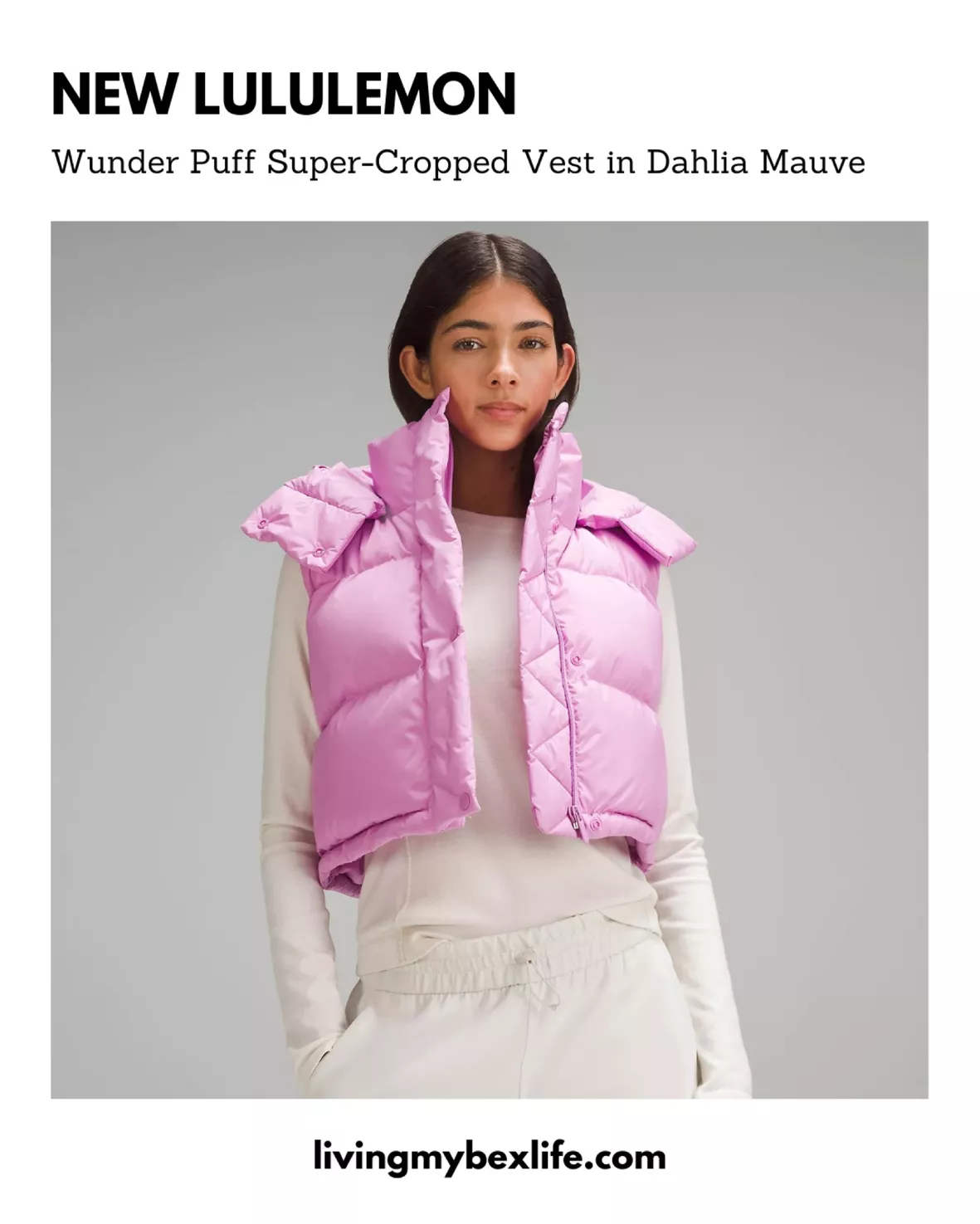 The BEST Fall Vest *Cropped VS Super Cropped* Lululemon Puffer Vest 