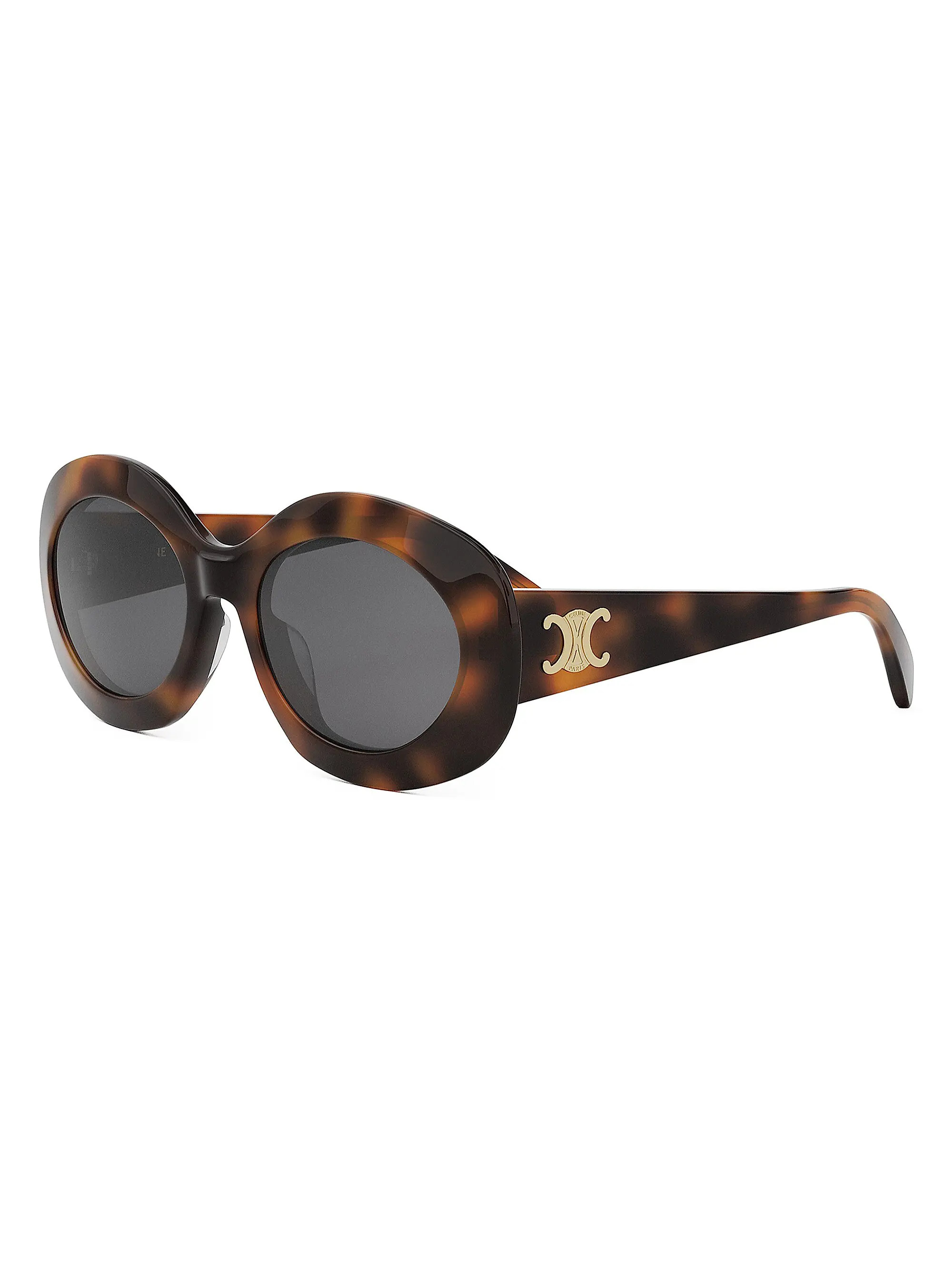 Triomphe 54MM Round Sunglasses | Saks Fifth Avenue