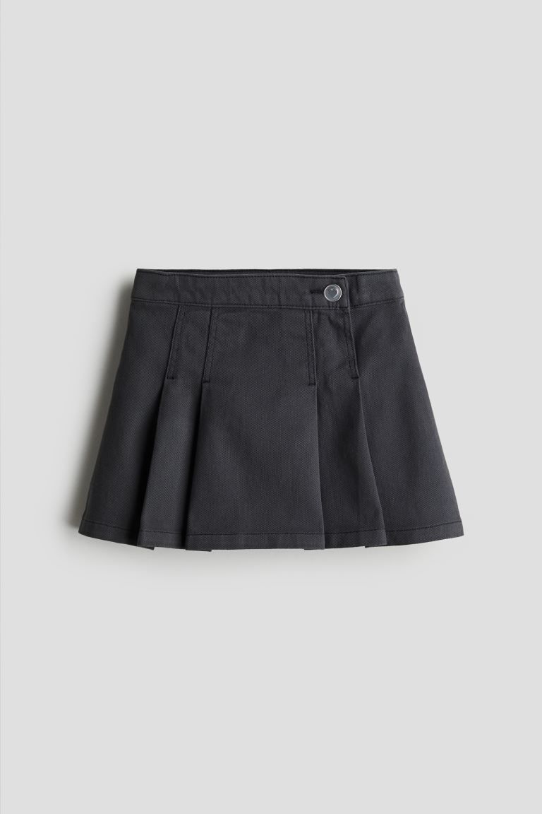Pleated Skirt - Dark gray - Kids | H&M US | H&M (US + CA)
