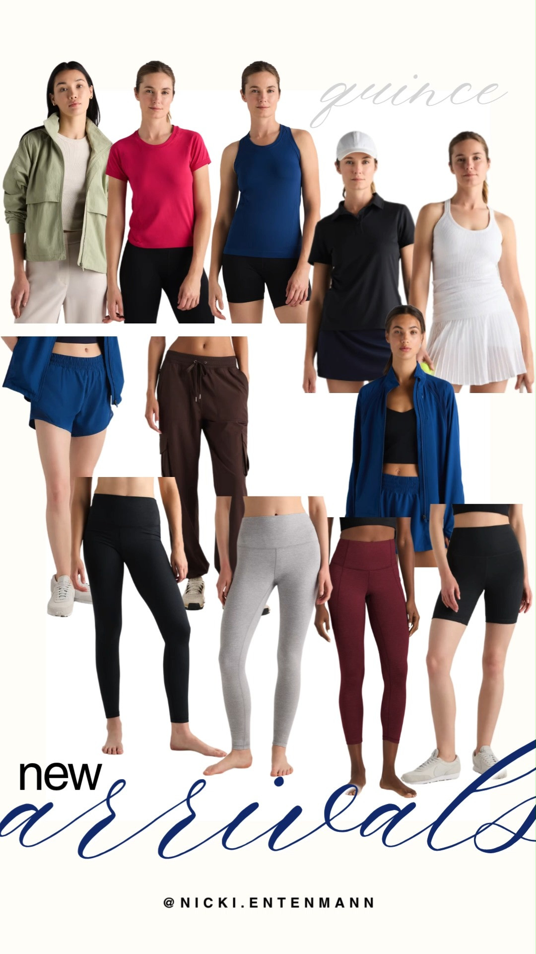 Elevate your activewear game with the latest ultra-comfortable Quince new arrivals. This stylish collection features versatile performance staples, including high-waisted leggings, matching active shorts, breathable tees, and chic pleated workout dresses. From lightweight zip-up jackets in deep ocean blue to relaxed cargo joggers, these premium pieces are perfect for everything from intense workouts to your favorite weekend lounge days.

#quince #onequince #newarrivals #activewear #athleisure #workoutgear #gymootd #casualchic #everydayoutfit #shoppinghaul 

 #LTKootd #LTKfitnessgoals #LTKActive