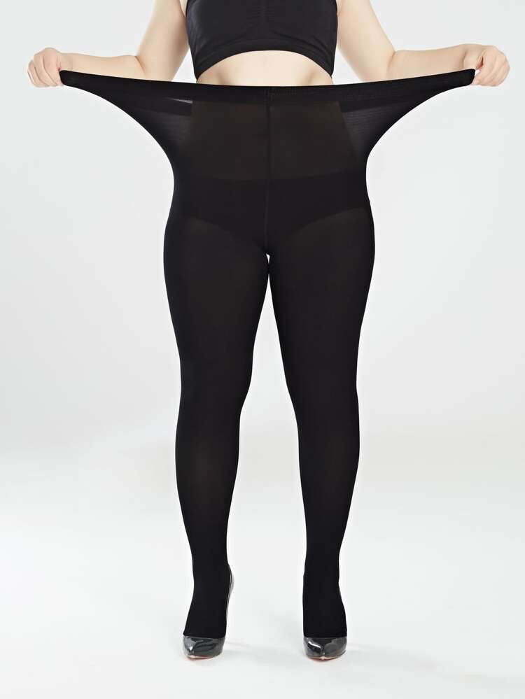 80D Plus Size Tights | SHEIN