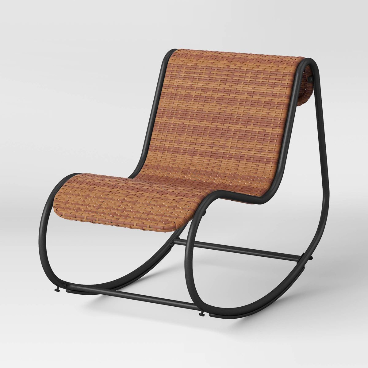 Wexler Wicker Outdoor Patio Chair, Rocking Chair, Accent Chair Black - Threshold™ | Target