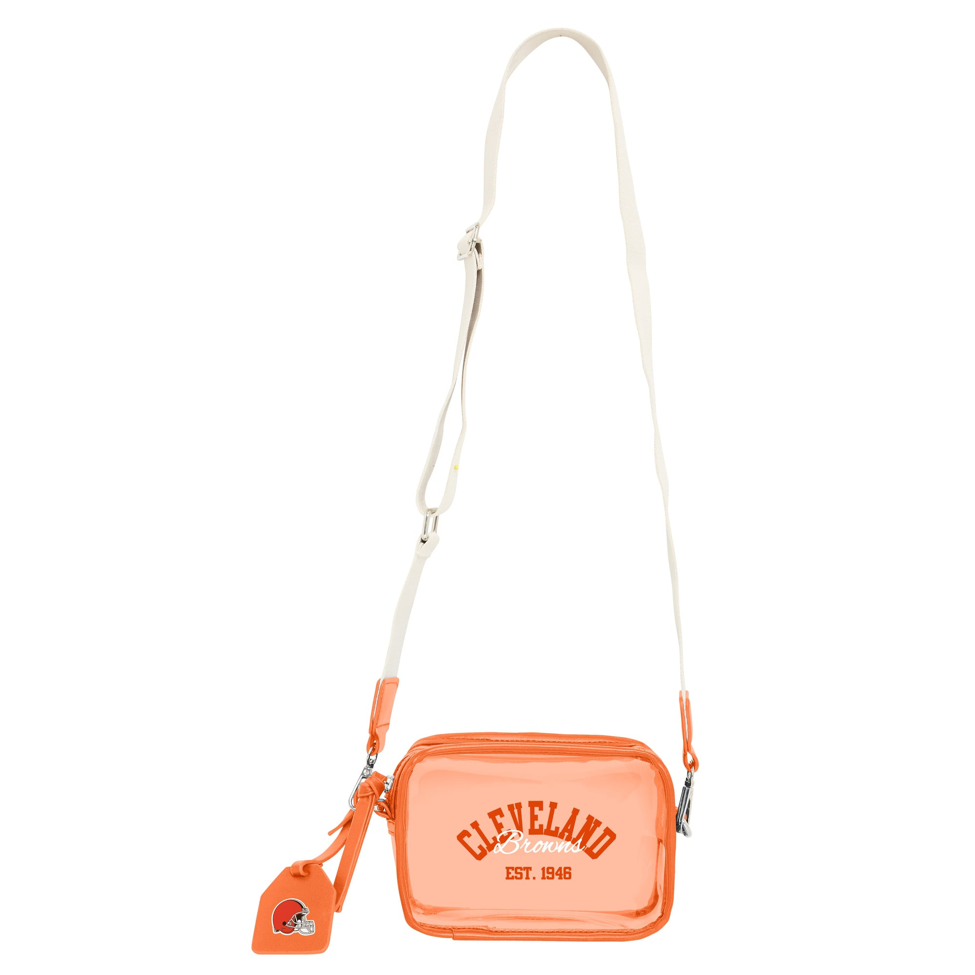 WEAR by Erin Andrews Cleveland Browns Sheer Color Crossbody Bag | NFL Shop