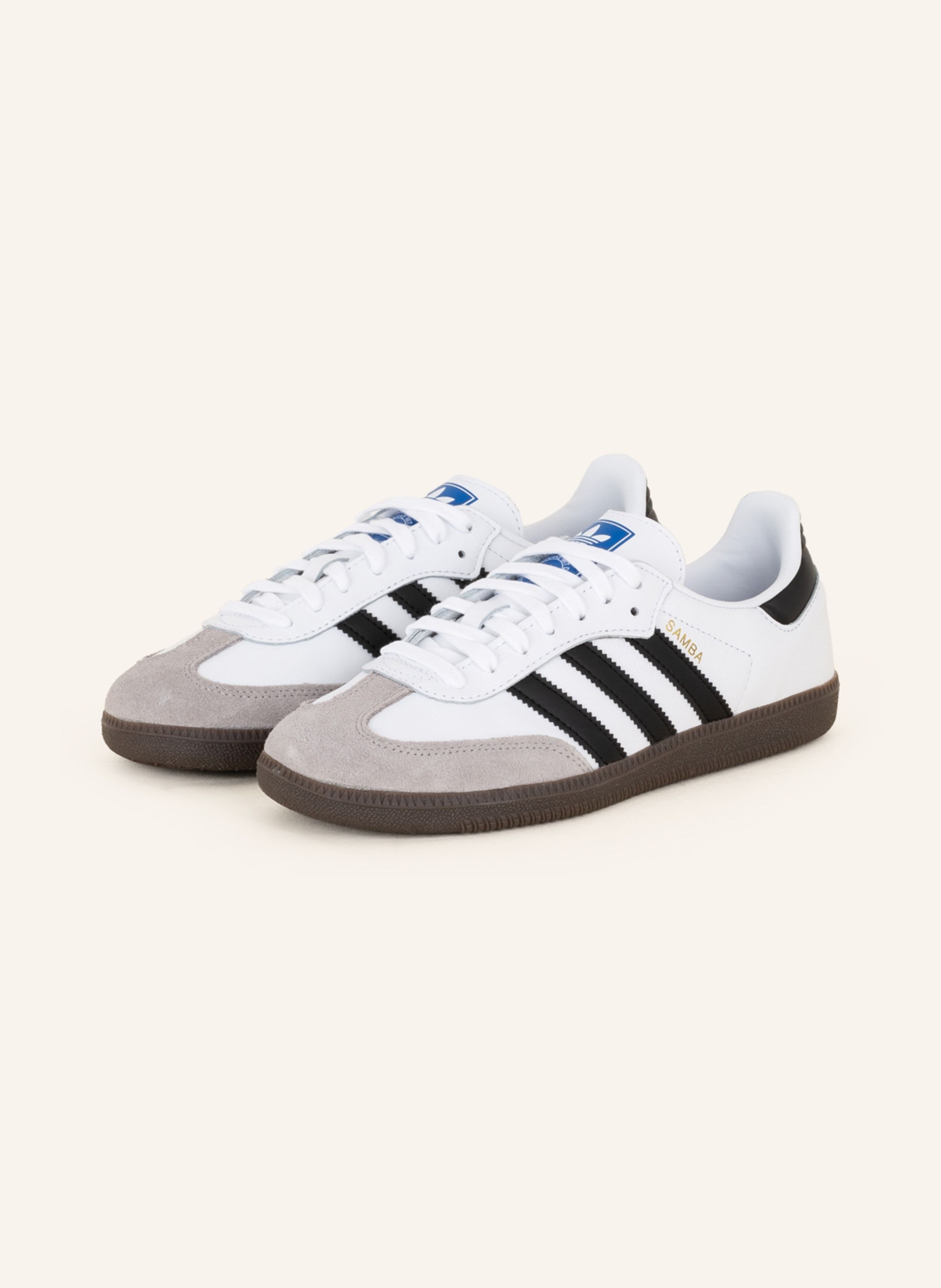 adidas Originals Sneaker SAMBA OG in weiss/ schwarz/ grau | Breuninger (DE/ AT)