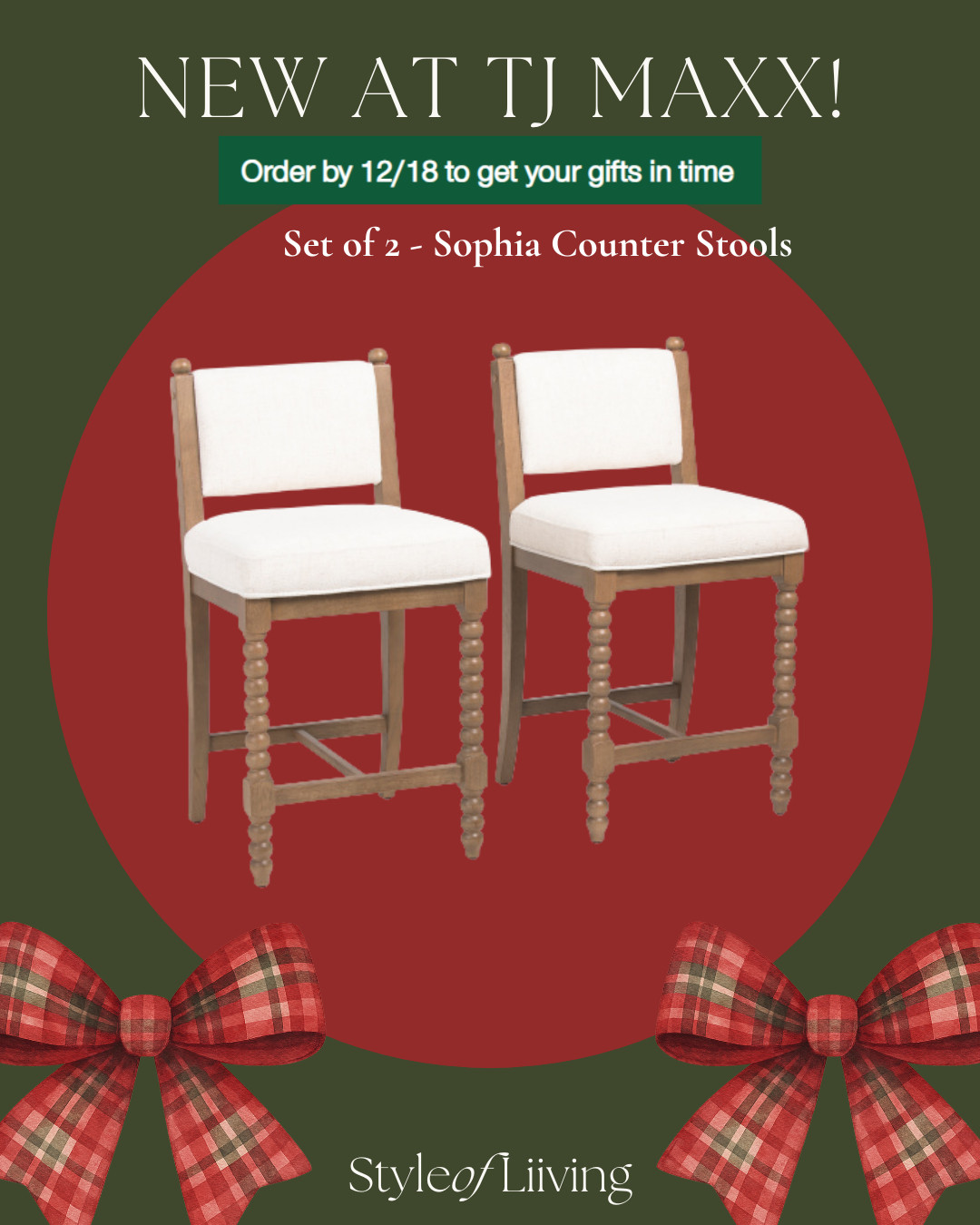 Set of two counter stools from TJ Maxx!
#tjmaxx #counterstools #furniture 

 #LTKHome #LTKSaleAlert