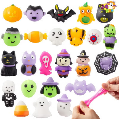 Joyfy 24 Pcs Halloween Squishy Toys Kits Halloween Party Favors Trick-or-Treat Goodie Bag Filler Boys & Girls Birthday Gifts School Classroom Prize | Target