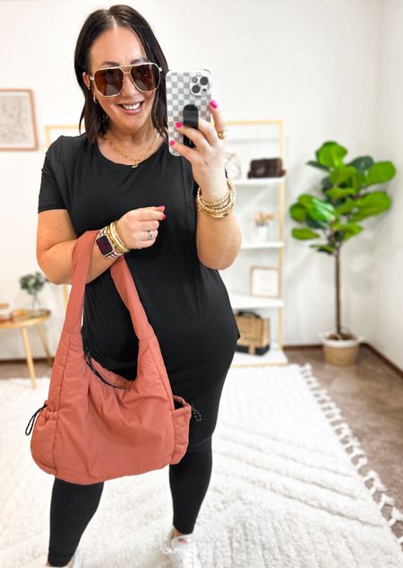 This new athletic bag is giving total lululemon vibes but without the price tag!  Love the color of this one. The material is so soft!  Perfect for casual days. Would also make a great smaller gym bag!  These even have matching belt bags available too!  

#LTKfitness #LTKfindsunder50 #LTKitbag