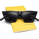 FEISEDY Vintage Square Cat Eye Sunglasses Women Fashion Small Cateye Sunglasses B2473 | Amazon (US)