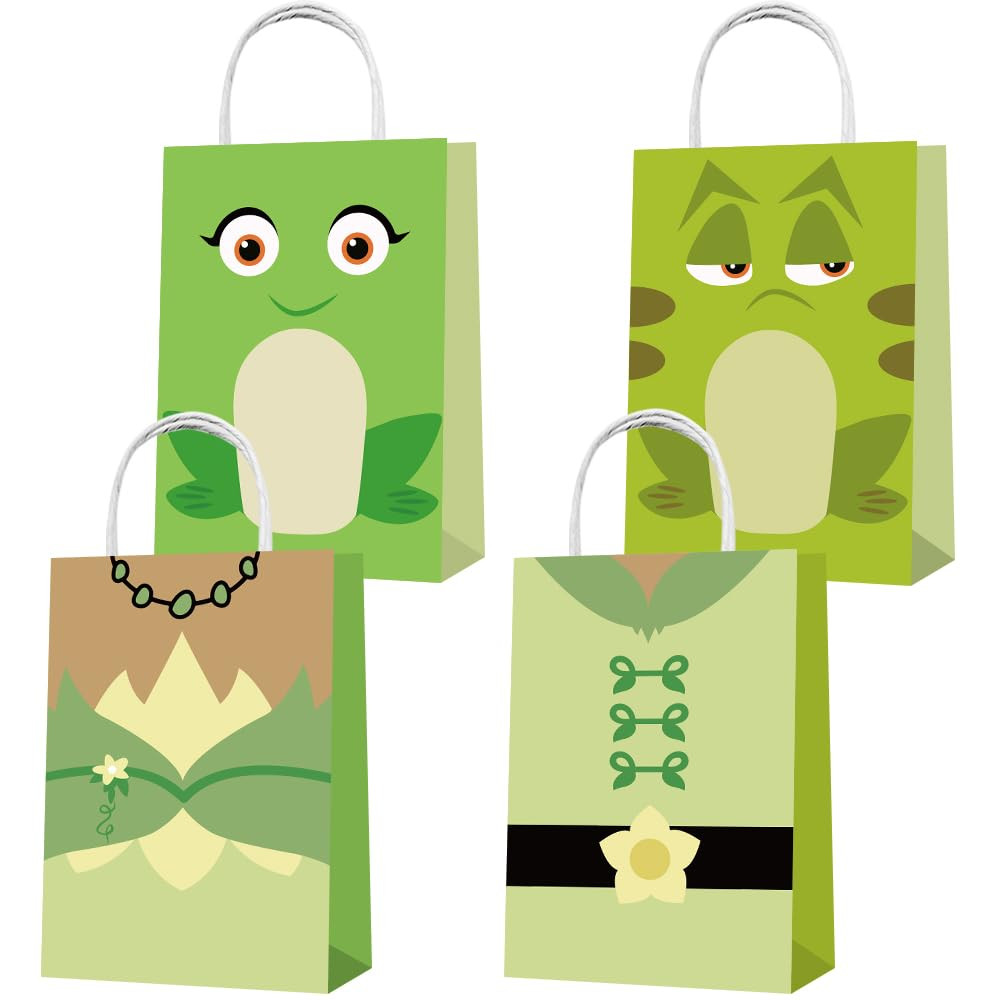 Party Favor Bags 16PCS for Frog Gift Goodie Treat Candy Bags for Frog Themed Birthday Party Suppl... | Amazon (US)