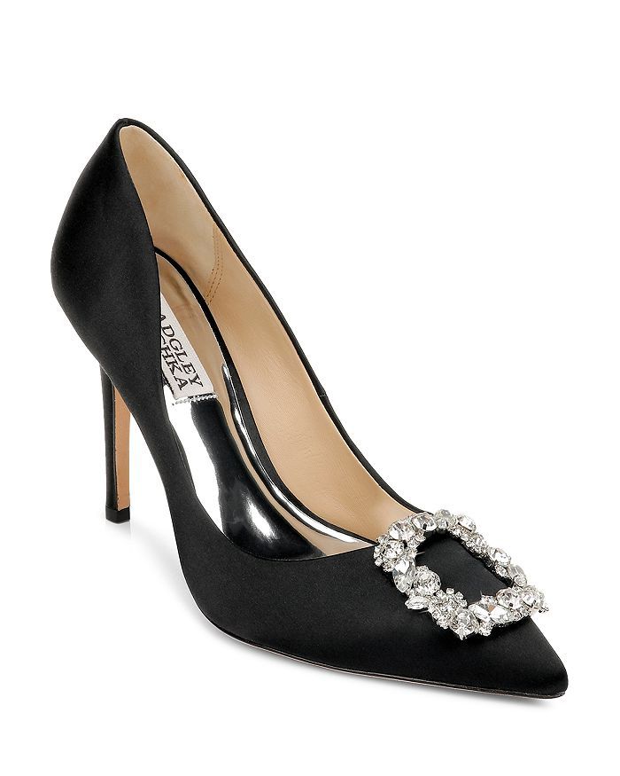 Badgley Mischka Women's Cher Crystal Buckle Pumps Back to Results -  Shoes - Bloomingdale's | Bloomingdale's (US)
