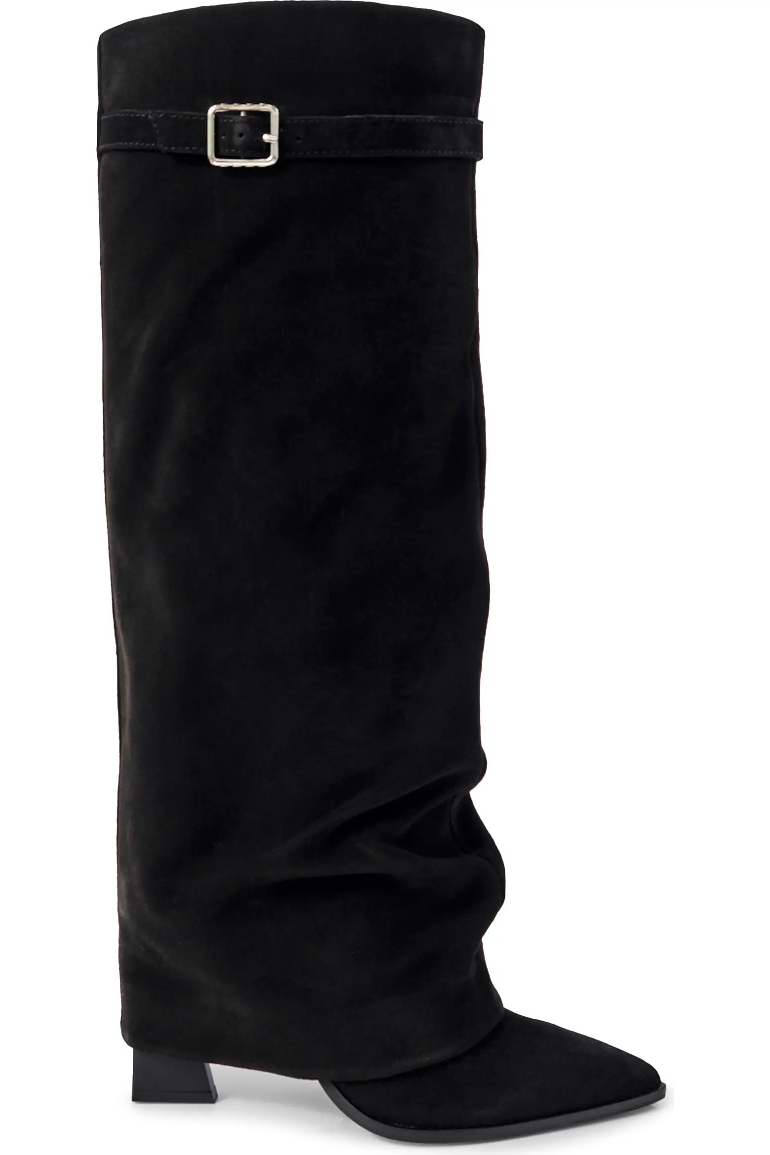 Free People Felicity Foldover Shaft Pointed Toe Knee High Boot (Women) | Nordstrom | Nordstrom