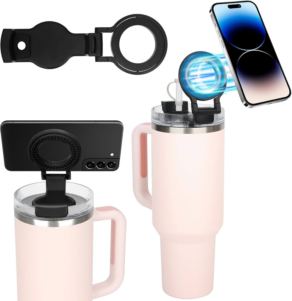 Magnetic Phone Holder for Stanley 40oz Tumbler Water Bottle Holder fit for MagSafe Stanley Cup Ac... | Amazon (US)