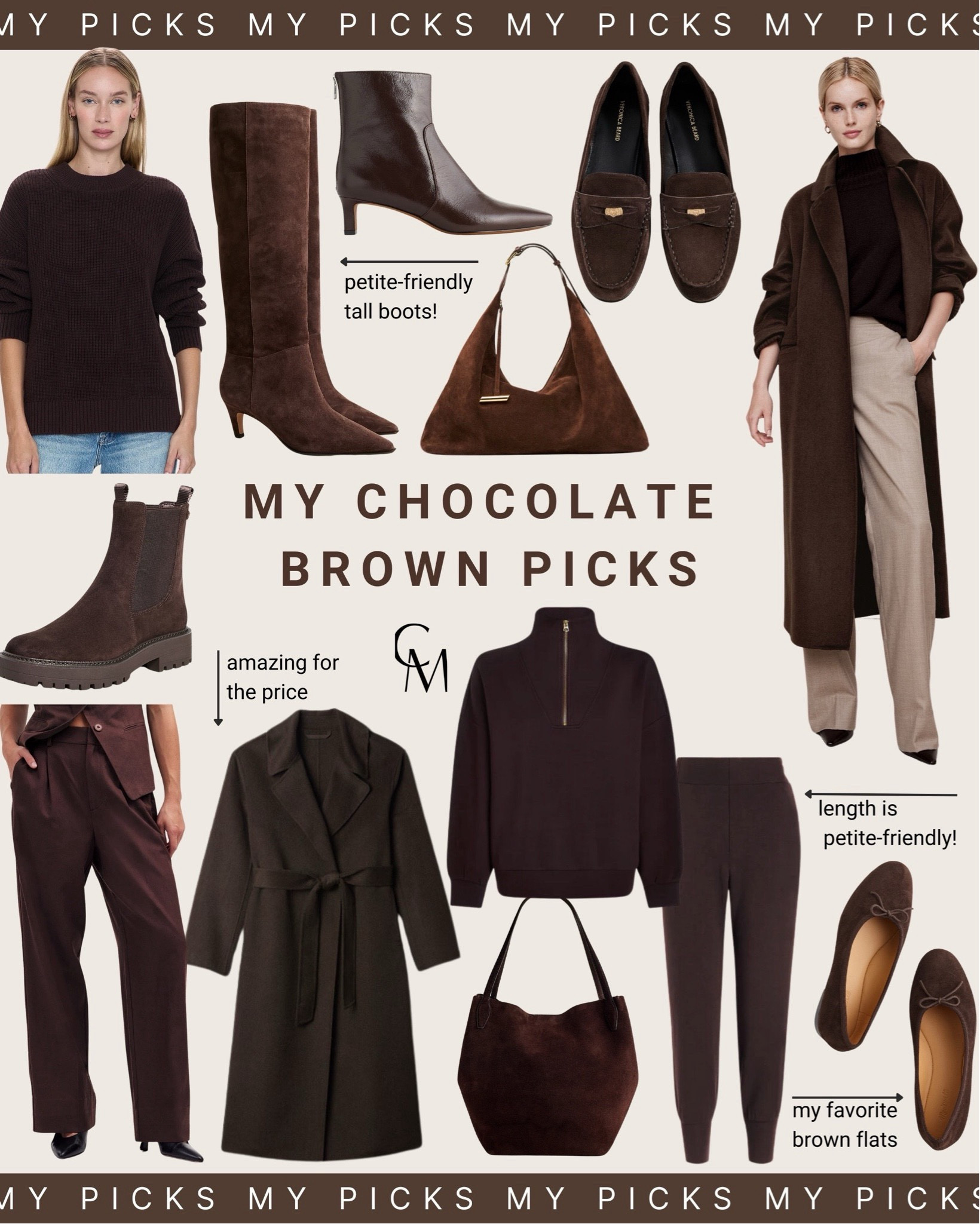 My chocolate brown picks 🍫🤎

Fall style, holiday style, petite style, fall outfits 



#LTKHoliday #LTKShoeCrush #LTKSeasonal