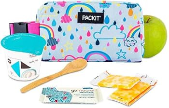 PackIt Freezable Snack Box, Rainbow Sky, Built with EcoFreeze Technology, Collapsible, Reusable, ... | Amazon (US)