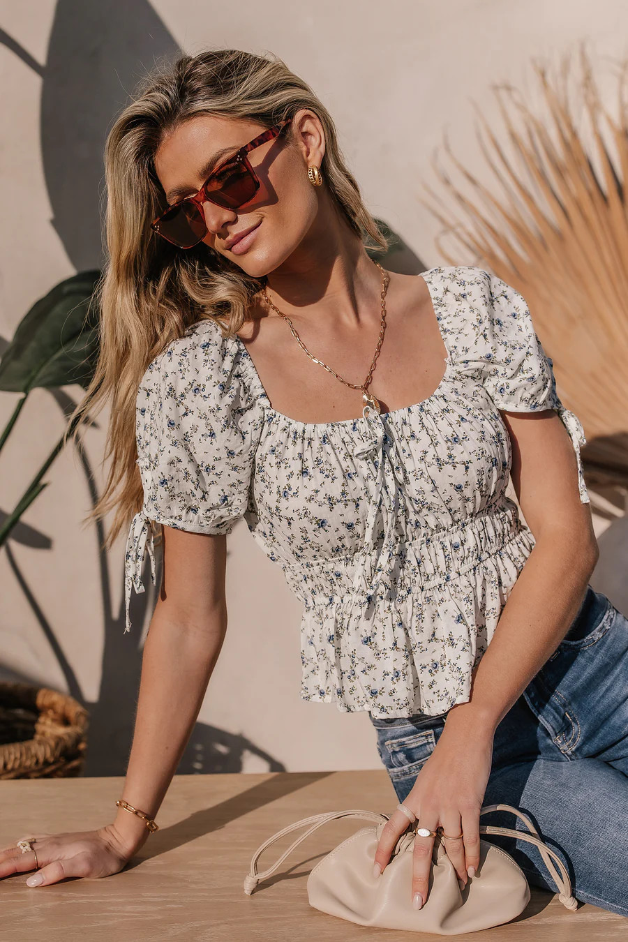 Hallie Floral Top | Böhme US