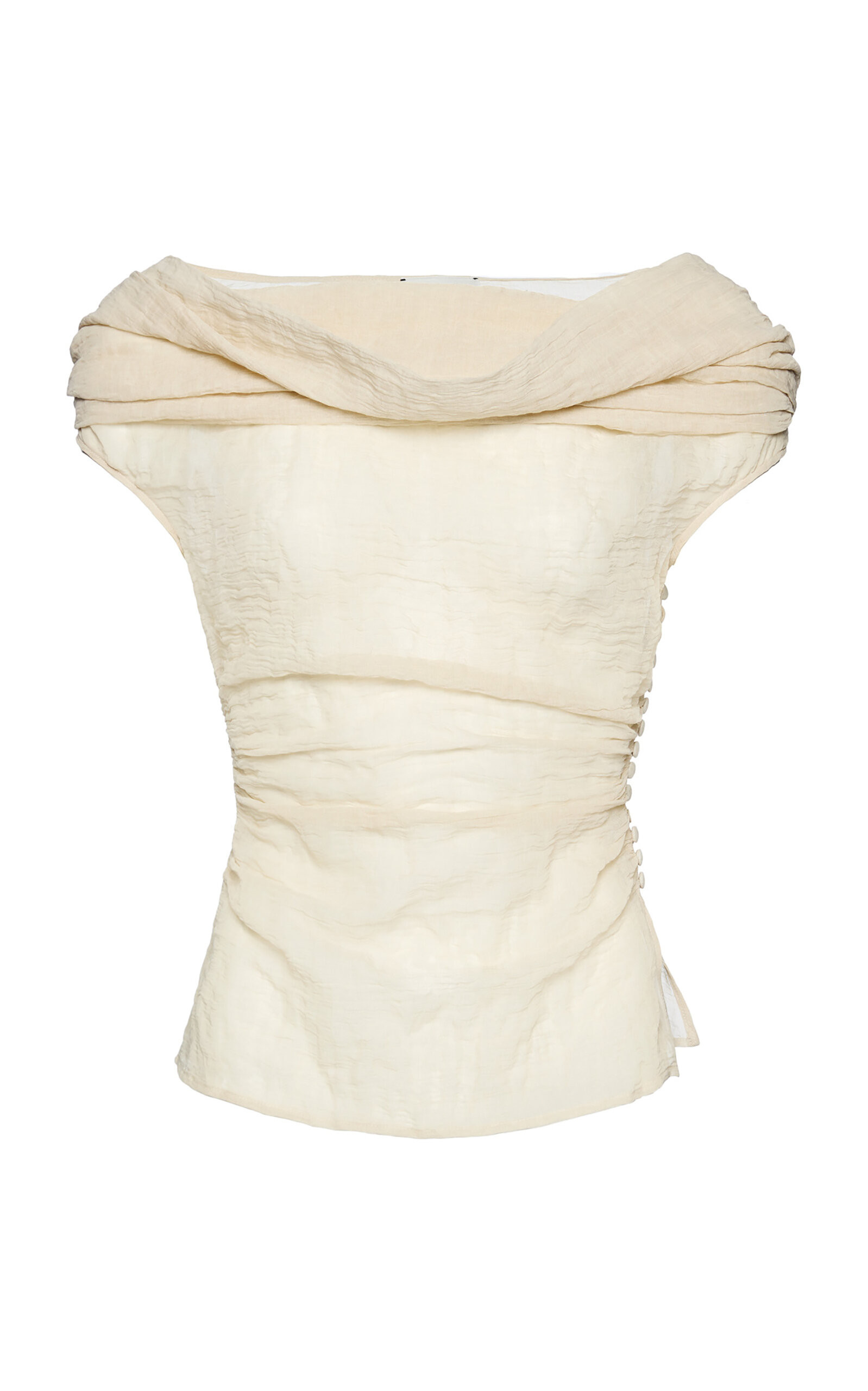 Cowl Neck Cotton Top | Moda Operandi (Global)