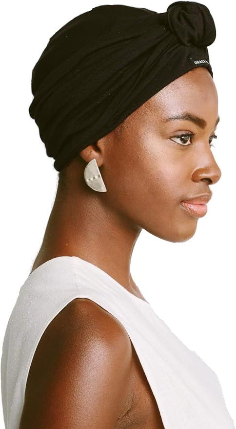 Grace Eleyae GE Women's Adjustable Satin-Lined Hair Care Headwrap Knot Turban | Amazon (US)