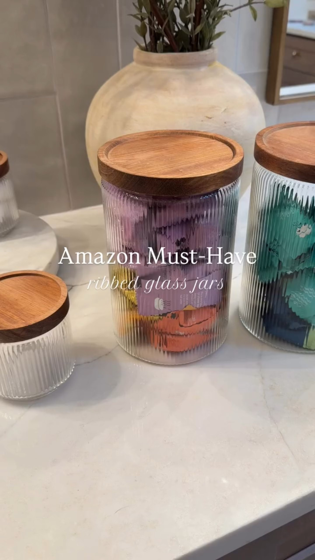 I’m obsessed with these ribbed glass containers from Amazon 😍 I’m using them in my bathroom as little storage jars, but they’re completely food safe and would be perfect for pantry organization too! 

Master Bathroom | Ribbed Glass Jars | Storage Containers

Come Stay Awhile, Amanda Vernaci

#LTKFindsUnder50 #LTKHome