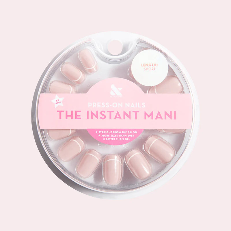 Outlined French - Press-On | Short | Squoval | Olive & June