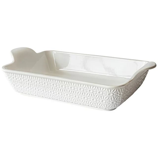 Sofia Home White Stoneware 9x13-Inch Baking Dish by Sofia Vergara | Walmart (US)