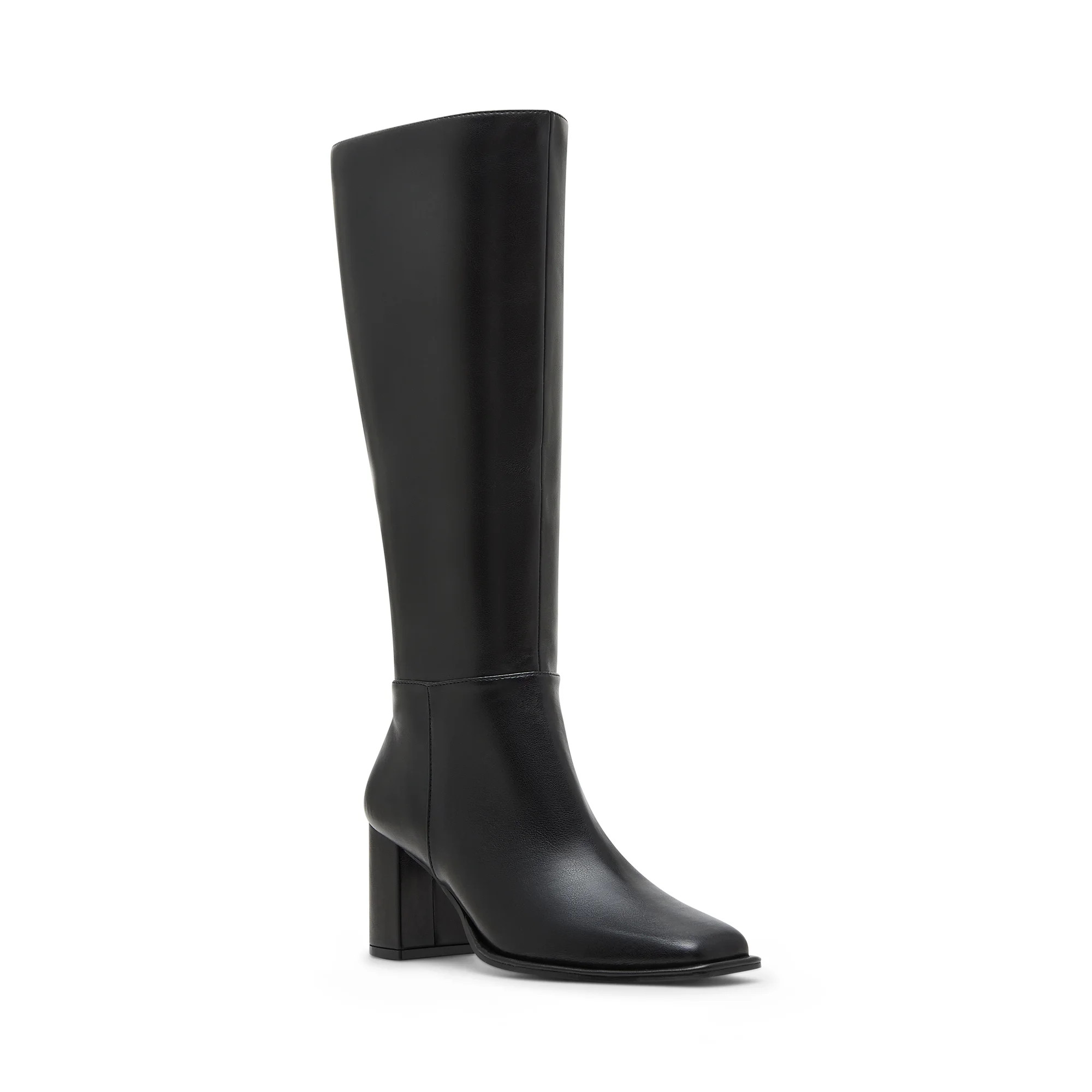 Madden Girl Women's Magnolia Block Heel Knee High Boots (Wide Calf Available) | Walmart (US)