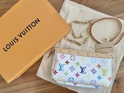 Louis Vuitton Takashi Murakami Pochette Accessories | eBay US