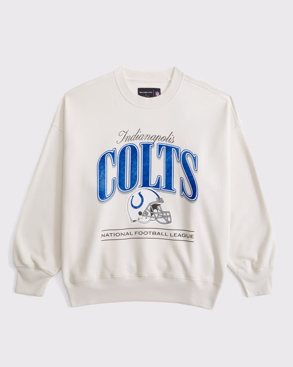 Women's Indianapolis Colts  Sunday Crew | Women's Tops | Abercrombie.com | Abercrombie & Fitch (US)