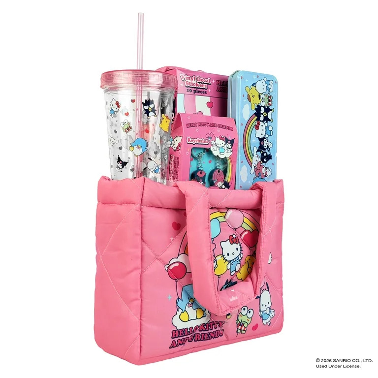 Hello Kitty and Friends Puffy Bag Valentines Gift Set | Walmart (US)