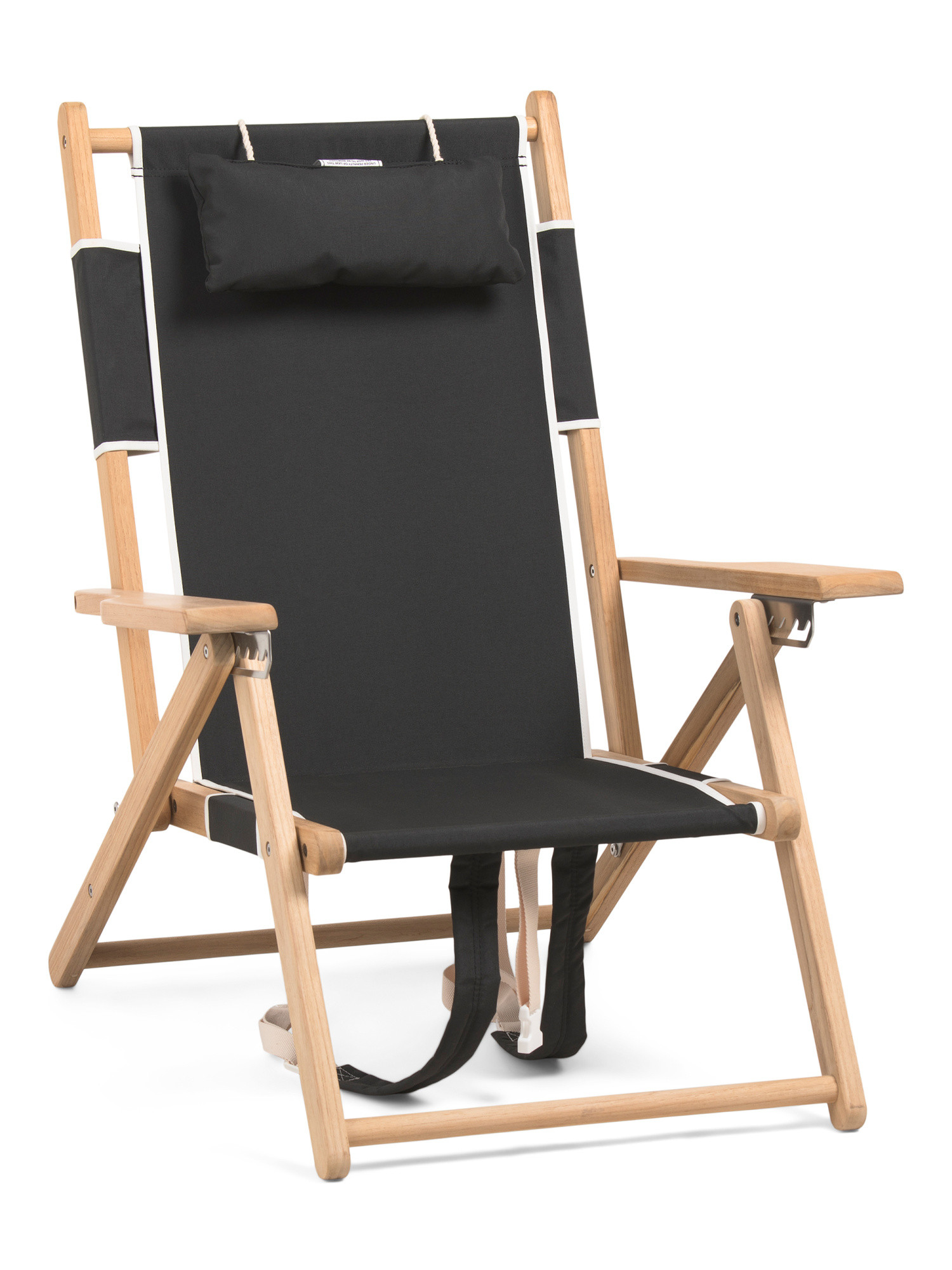 27x35 Tommy Rivie 5 Position Hardwood Backpack Beach Chair | TJ Maxx