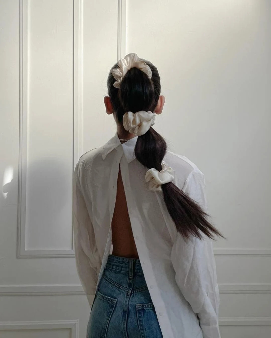 Sugar - 100% Silk Scrunchie | Etsy (CAD)