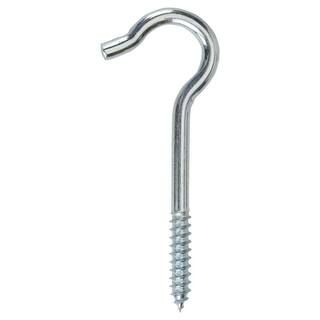 #8 Zinc-Plated Screw Hook (2-Piece) | The Home Depot