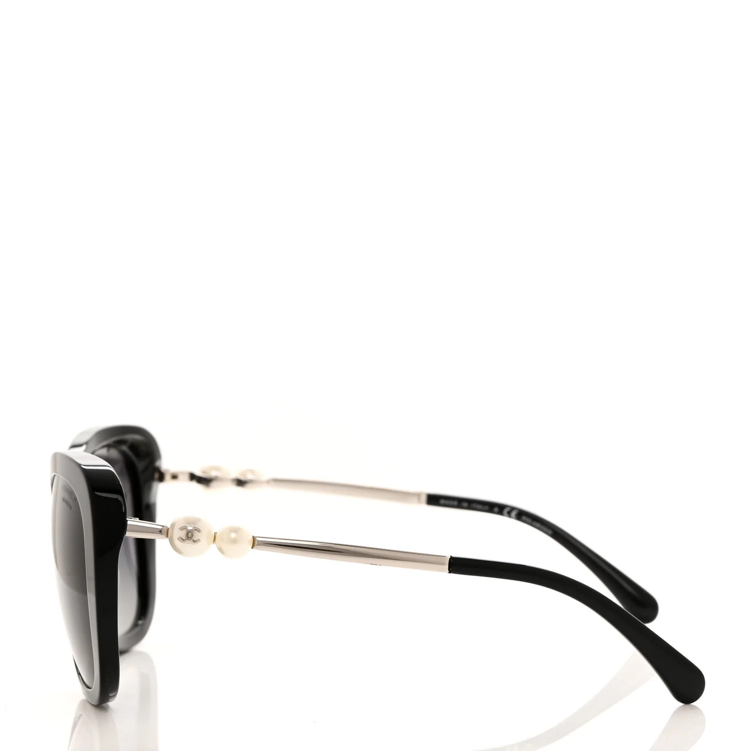 Acetate Polarized Butterfly Winter Pearl Sunglasses 5339-H-A Black | FASHIONPHILE (US)