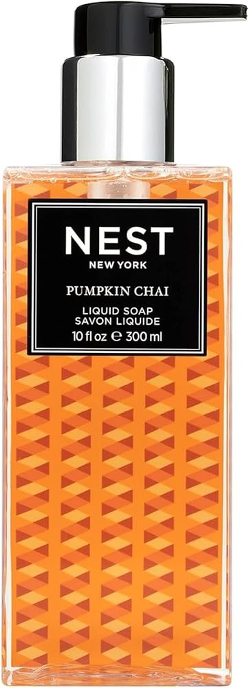 NEST Fragrances Pumpkin Chai Liquid Hand Soap, 10 Fl Oz | Amazon (US)