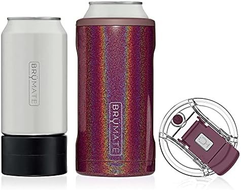 Amazon.com: BrüMate HOPSULATOR TRíO 3-in-1 Stainless Steel Insulated Can Cooler, Works With 12 ... | Amazon (US)