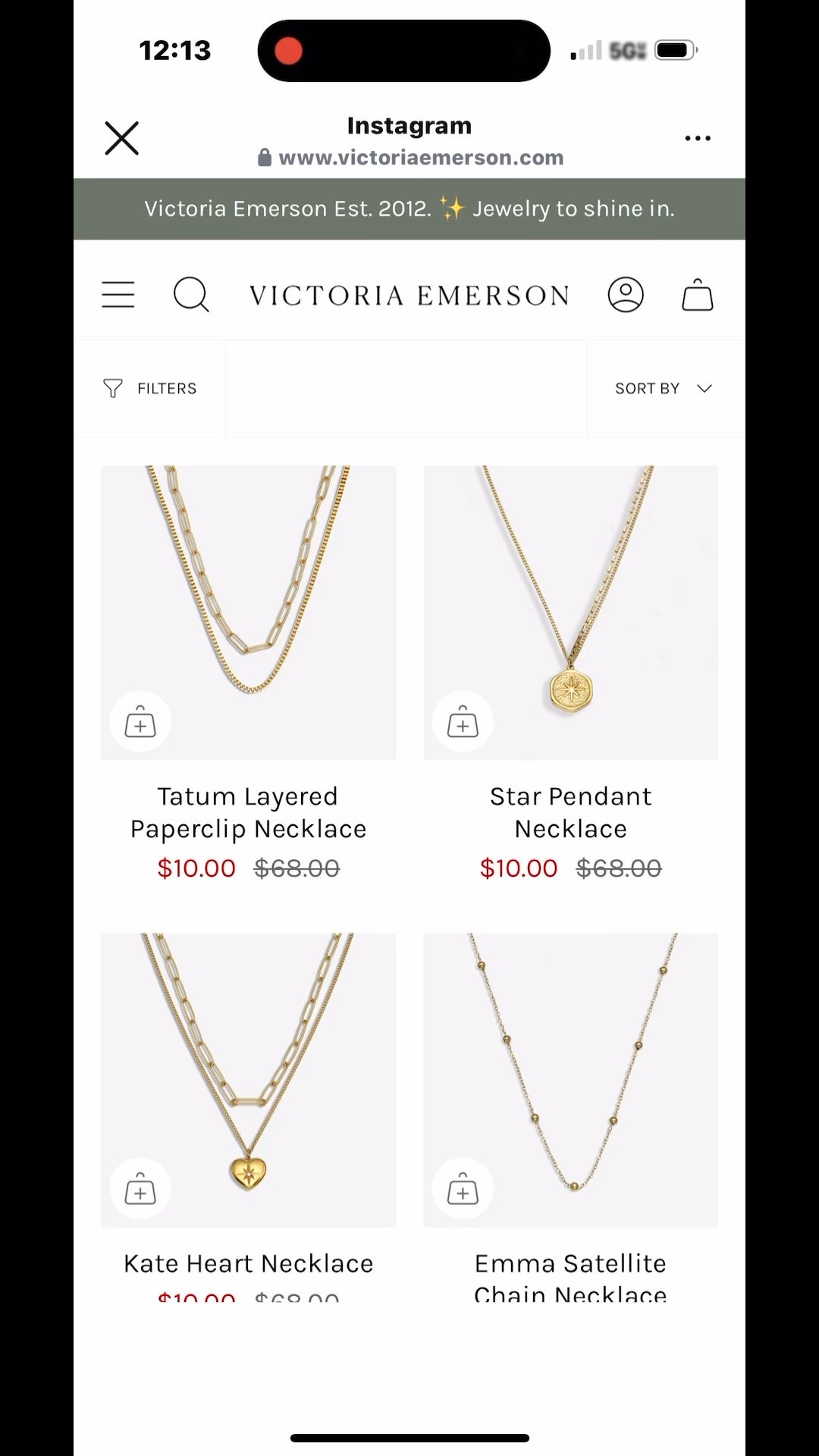 Love Victoria Emerson and these are $10 necklaces 

#LTKMidsize #LTKOver40 #LTKSaleAlert