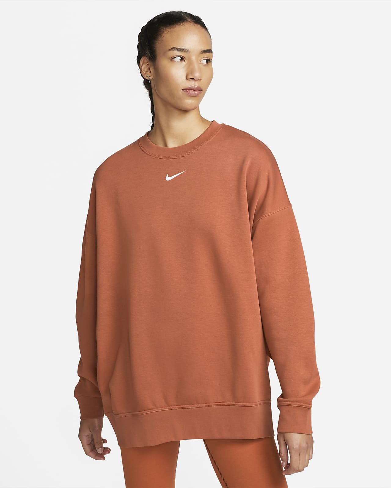 Nike Sportswear Collection Essentials Over-Oversized Fleece Crew Sweatshirt. Nike.com | Nike (US)