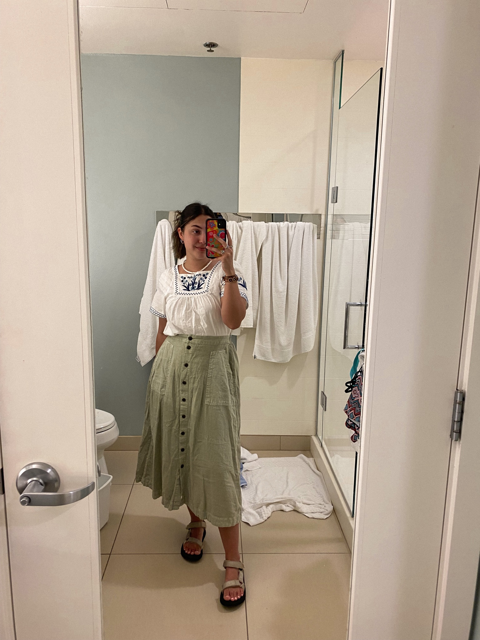 one of my favorite fits i wore in hawaii!!! 🤍 linked similar skirt and shirt :) 

#LTKU #LTKSeasonal