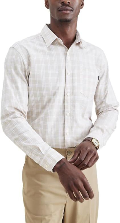 Dockers Men's Regular Fit Long Sleeve Casual Shirt (Regular and Big & Tall) | Amazon (US)